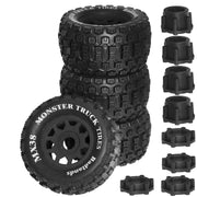 4pcs 175mm 1/7 1/8 Monster Stunt Truck Tire 17mm Wheel Hex for Sledge ARRMA KRATON Outcast Tamiya HSP RC Car