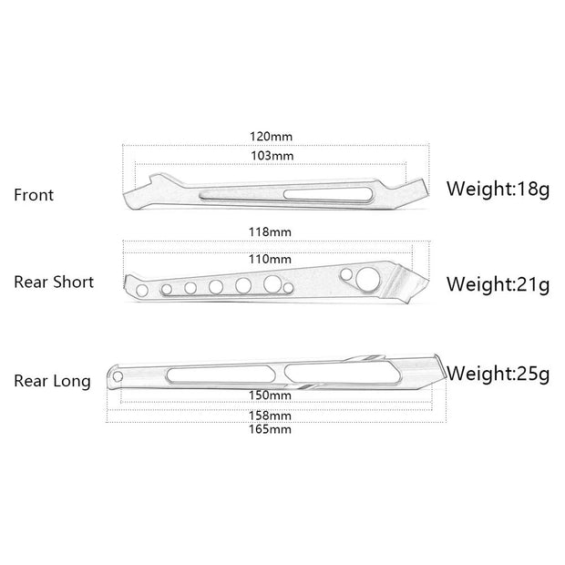 Metal Front and Rear Chassis Brace for ARRMA 1/8 6S KRATON Typhon Talion SENTON Outcast Notorious RC Car Upgrade Parts
