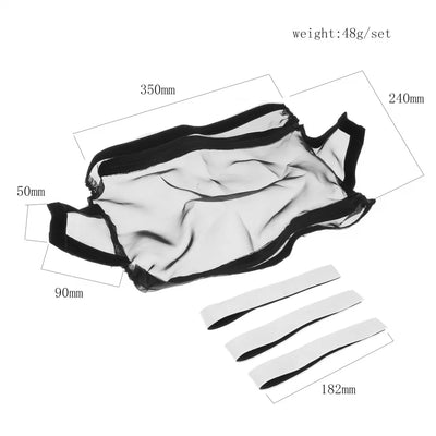 Zipper-Type Nylon Mesh Cover Chassis Dust Water Proof Net Cover Protection for TRAXXAS 1/6 XRT 78086-4 8S RC Car Upgrade Parts