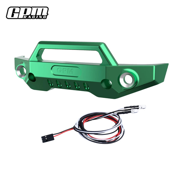 GPM 7075 Alloy Front Bumper With LED Lights For TRAXXAS Mini Maxx Monster Truck