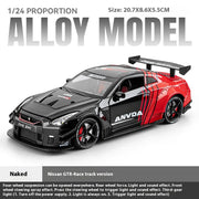 1:24 Nissan Skyline GTR R35 Diecast Metal Toy Car Model