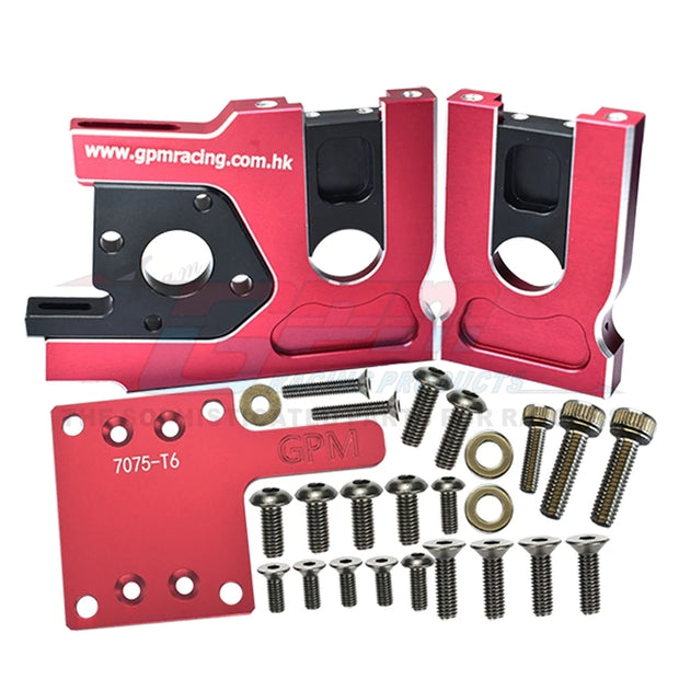 GPM Metal Aluminium Quick Disassembly Motor Mount 9589 for Traxxas 1/8 Sledge 4WD Monster Truck 95076-4 RC Car Upgrade Parts