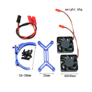 5687 56113 Motor Heat Sink Dual Cooling Fan Heatsink 56-58Mm for 1/5 TRAXXAS XMAXX XRT Arrma Kraton Upgrade PartsRC Car