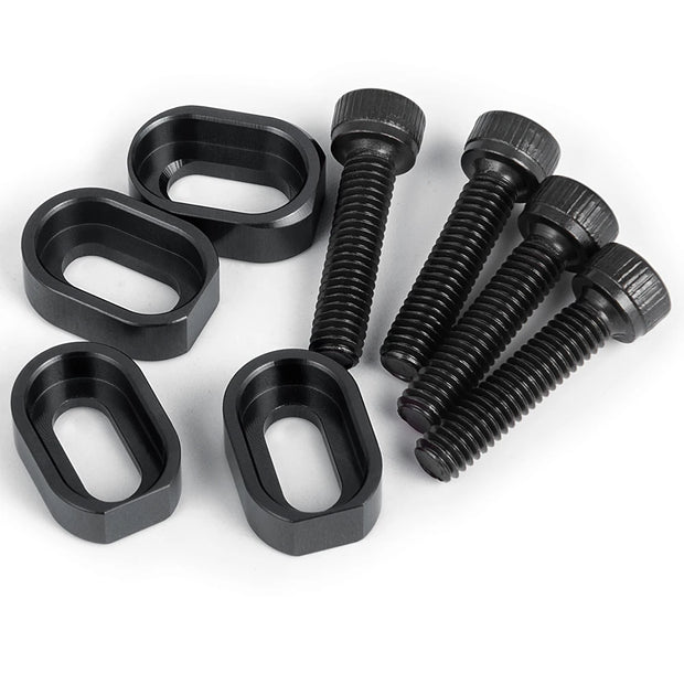 AXSPEED 4PCS Metal Area Main Chassis Pad Screw Motor Seat Reinforced Gasket for 1/5 X-MAXX Xmaxx RC Buggy Truck Parts
