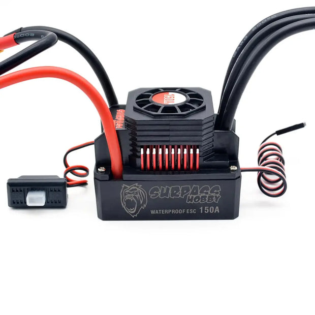 SURPASS HOBBY KK Brushless ESC 25A 35A 45A 60A 80A 120A 150A Waterproof T/XT60  for 1/8 1/10 1/12 1/16 1/20 RC Car Crawler Motor