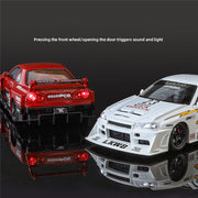 1:24 Nissan Skyline GTR R34 Wide-Body Diecast Model with Sound & Light