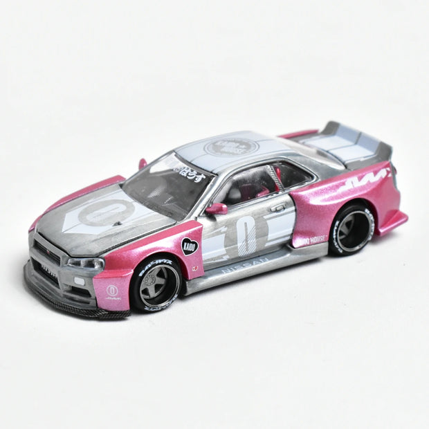 1:64 Kaido House x MINI GT Nissan Skyline GTR R34 Diecast Model