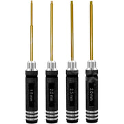 Hex Screw Driver Screwdriver Set 1.5mm 2.0mm 2.5mm 3.0mm Hexagon Tool Kit For FPV Racing Drone Heli Airplanes Cars Boat RC Parts