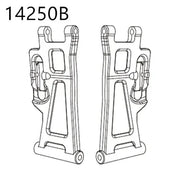 MJX Hyper Go 14209 14210 Modified Accessories Differential Shock Absorber Tire Bumper Gear Arm Shell 1/14 RC Car Spare Parts