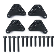 TRINOOD 4PCS Metal Shock Absorber Towers Front & Rear Heighten Shocks Mount for 1/10 RC Crawler MAXX WideMAXX Small-X