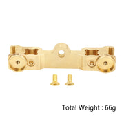 Metal Brass Front Steering Group Rear Axle Mount for 1/10 YK4102 YK4103 1/8 YK4082 YiKong MJX H8H RC Crawle Upgrade Accessories