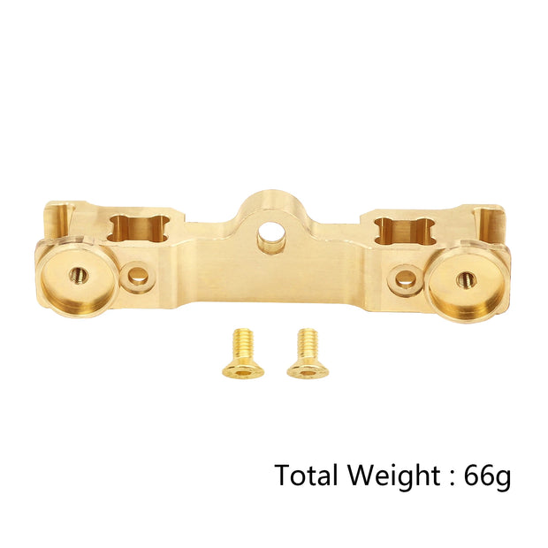 Metal Brass Front Steering Group Rear Axle Mount for 1/10 YK4102 YK4103 1/8 YK4082 YiKong MJX H8H RC Crawle Upgrade Accessories