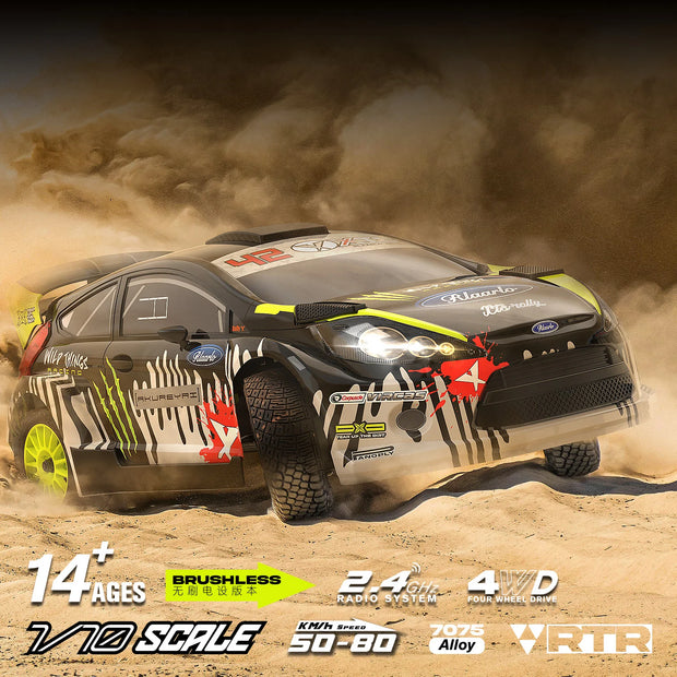 RLAARLO XTS-F10 1/10 High-Speed RC Rally Drift Car