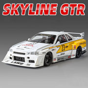 1:24 Nissan Skyline GTR R34 Wide-Body Diecast Model with Sound & Light