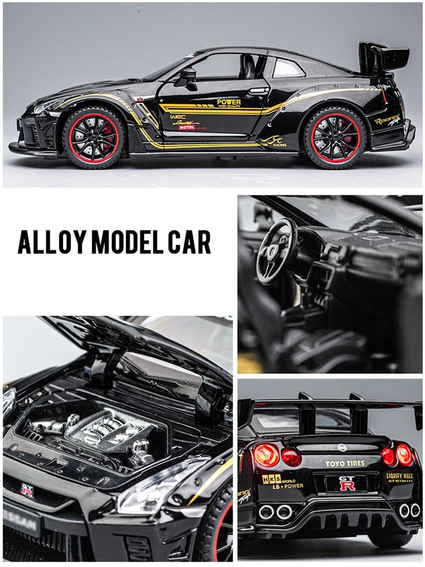 1:32 Nissan Skyline GTR R35 Nismo GT3 Diecast Model Car