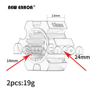 NEW ENRON 2Pcs Aluminum Wheel Hubs Hex 10mm/13mm Thickness 7756 7756X 7756R For RC CAR 1/5 Traxxas X-Maxx XMaxx 77086-4