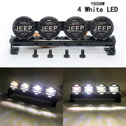 4/6 Lens 105mm 153mm RC Car Multi-function LED Light Bar for 1/10 1/8 Traxxas TRX-4 TRX-6 D90 XMAXX Axial SCX10 90046 HSP HPI