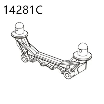 MJX Hyper Go 14209 14210 Modified Accessories Differential Shock Absorber Tire Bumper Gear Arm Shell 1/14 RC Car Spare Parts