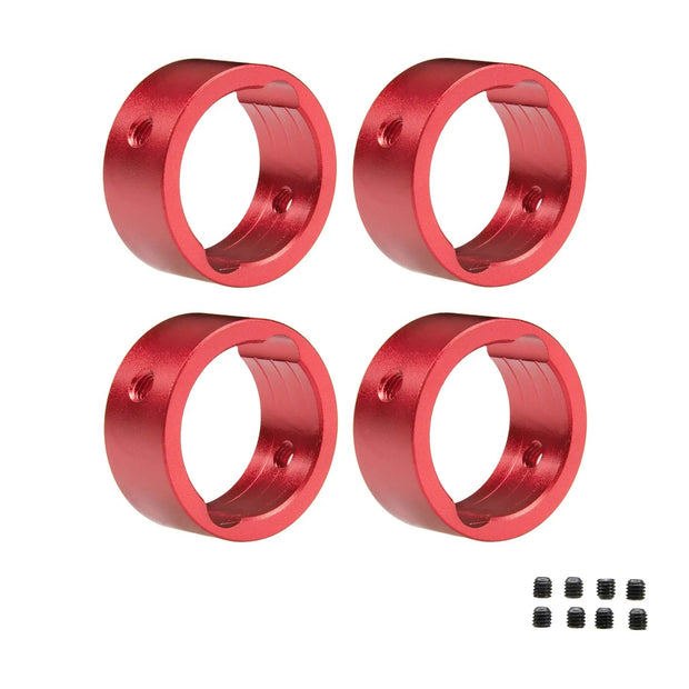 Aluminum Alloy Drive Cup Sleeves Enhancement Ring Set for 1/5 X-MAXX 8S 1/6 XRT 8S 1/10 E-Revo 2.0 replace TRA 7754 7754X