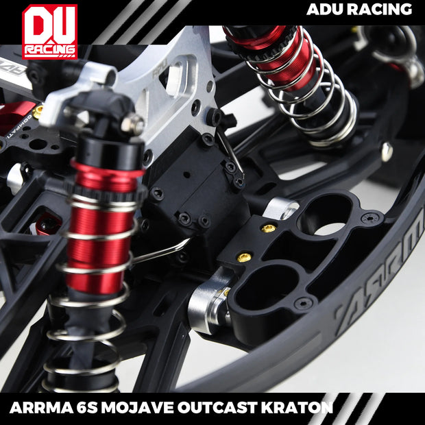 ADU RACING 7076-T6 FRONT SUSPENSION MOUNT FOR ARRMA 6S MOJAVE KRATON OUTCAST TALION V6