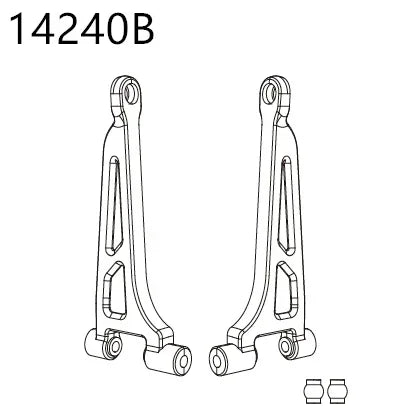 MJX Hyper Go 14209 14210 Modified Accessories Differential Shock Absorber Tire Bumper Gear Arm Shell 1/14 RC Car Spare Parts