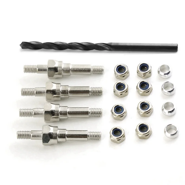RC Car 4pcs Steel Metal Shock Standoff Shock Stand for RC Car ARRMA 1/8 KRATON Typhon Talion Notorious 1/7 Infraction 6S