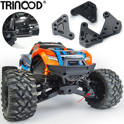 TRINOOD 4PCS Metal Shock Absorber Towers Front & Rear Heighten Shocks Mount for 1/10 RC Crawler MAXX WideMAXX Small-X
