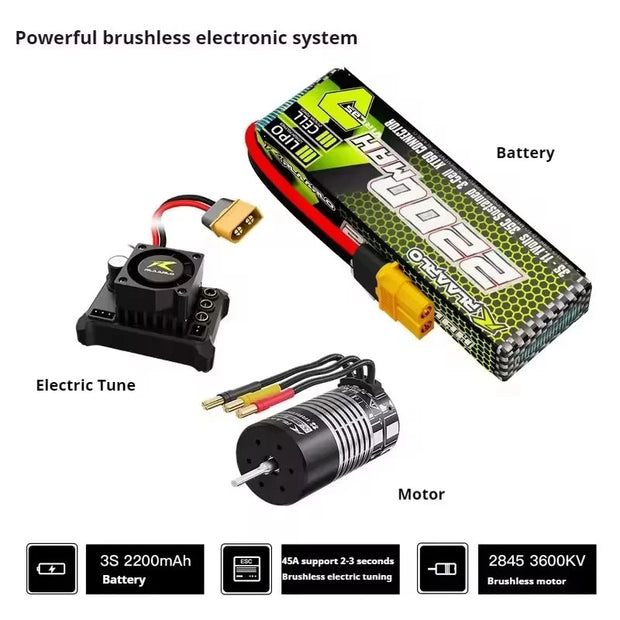 RLAARLO X12S 1/12 Brushless 90KM/H High-Speed RC Car