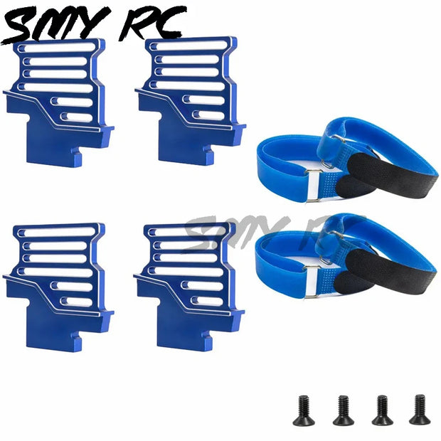 Metal Tall Battery Holder Mount Hold Down with Battery Strap for Traxxas 1/6 XRT 8S RC Car Upgrade Parts Accessories