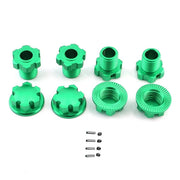TNKIG-Metal 17Mm Splined Wheel Hex Hub Adapter 8654 For Traxxas 1/10 E-Revo 2.0 Maxx 1/8 Sledge RC Car Upgrade Parts
