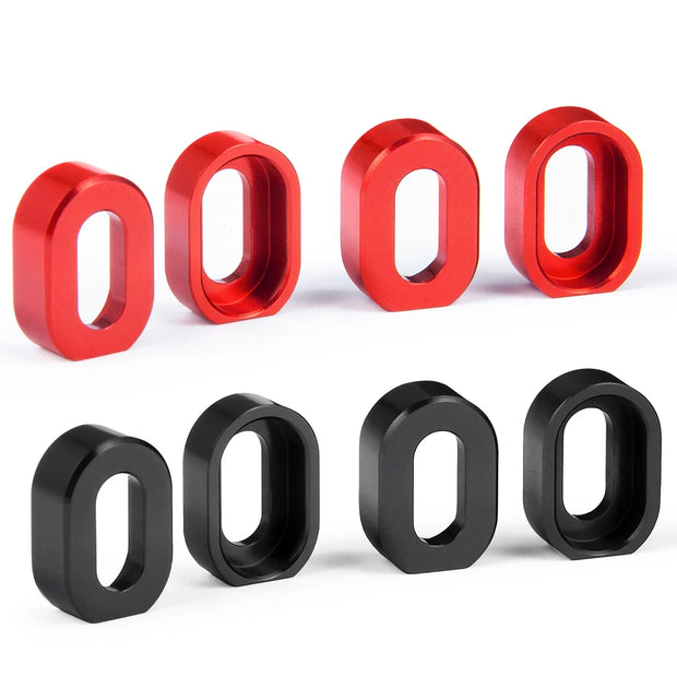 AXSPEED 4PCS Metal Area Main Chassis Pad Screw Motor Seat Reinforced Gasket for 1/5 X-MAXX Xmaxx RC Buggy Truck Parts