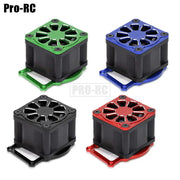 1Pcs Aluminium 3476 Cooling Fan Kit Fits 3483 Motor with Shroud For 1/8 TRAXXAS 4WD SLEDGE 95076-4 Off-Load Rc Truck Car