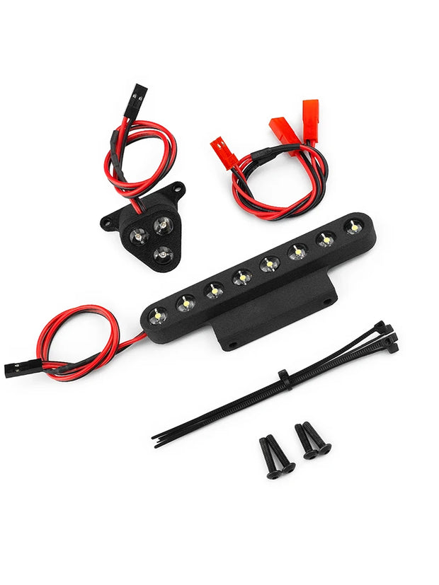 YEAHRUN Simulation Front and Rear Lighting System Headlights Taillights for 1/8 RC Car Notorious 6S V6 BLX Upgrade Parts