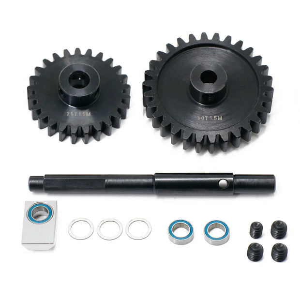 CNC 45# HD Steel 1.5Mod 20T 25T 30T 35T Pinion Gear Spur Gear Set for 1/5 Traxxas X-Maxx XMAXX RC Car Upgrade Parts
