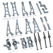 Mjx Hyper Go H16 16208 16209 16210 Metal Suspension Swing Arm Driver Shaft Shock Absorber Steering Group Assembly RC Car Part