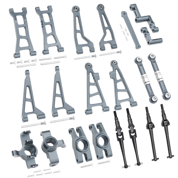 Mjx Hyper Go H16 16208 16209 16210 Metal Suspension Swing Arm Driver Shaft Shock Absorber Steering Group Assembly RC Car Part