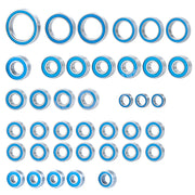 AXSPEED 39Pcs Wheel Hub Axle Blue Sealed Bearing Kit for TRX-4 TRX4 Bronco 1/10 RC Crawler Car Parts Accessories