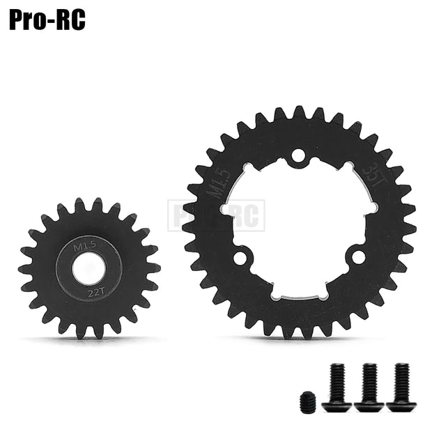 #45 HD Steel 1.5Mod 35T Spur Gear & 11T - 30T Pinion Gear 6449 Set for Traxxas 1/6 XRT X-Maxx XMAXX 6S 8S Rc Upgrade Parts