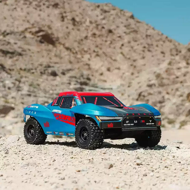 1/10 ARRMA FURY MEGA Fury Two wheel Drive Remote Control Vehicle Brushless Short Card Off Road Vehicle Simulation Model Toy Gift