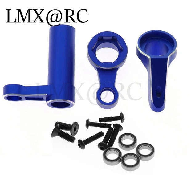 LMX RC TRAXXAS 1/8 SLEDGE 4WD Metal Upgrage Swing Arm Steering Cup Gearbox C Base For RC Car