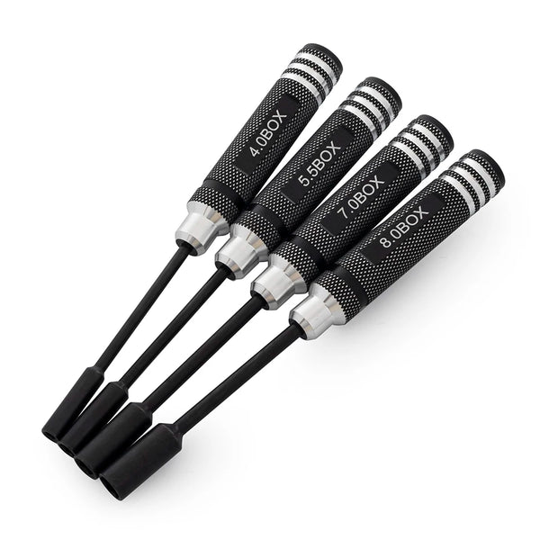 4.0mm 5.5mm 7.0mm 8.0mm Repair Tools Kit  Hex Nut key Socket Screw Driver Wrench Spanner Box For RC Model Car Quadcopter Drone