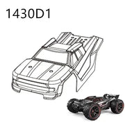 MJX Hyper Go 14209 14210 Modified Accessories Differential Shock Absorber Tire Bumper Gear Arm Shell 1/14 RC Car Spare Parts