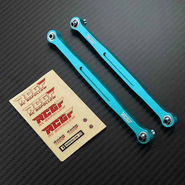 2pcs 1/5 Steering Link Rod Set Aluminum Alloy Wheelbase Rc Steering Link Rod Set For  XMAXX RC Car Part Titanium