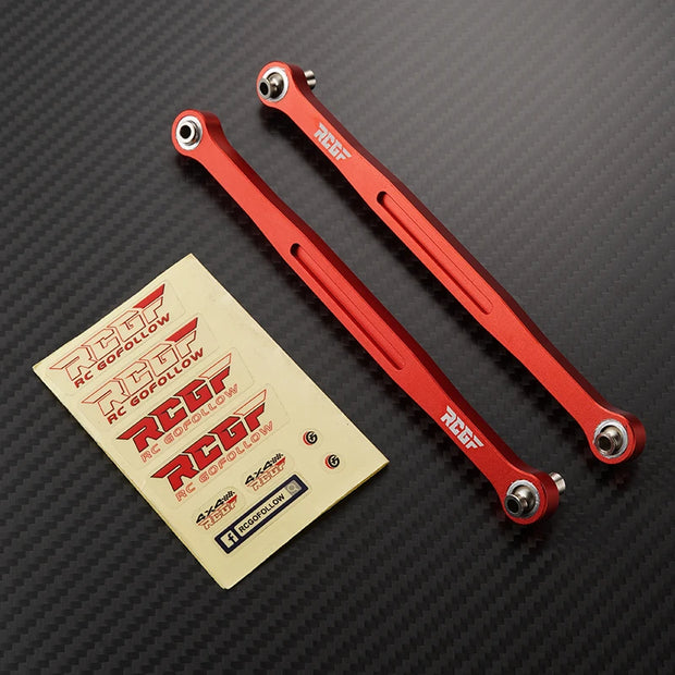 2pcs 1/5 Steering Link Rod Set Aluminum Alloy Wheelbase Rc Steering Link Rod Set For  XMAXX RC Car Part Titanium