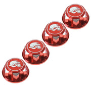 4pcs RC Car Metal 17mm Hex Wheel Nuts Dustproof Anti-Skid Non-slip Parts Accessories for X-Maxx Summit E-Revo Sledge Buggy Truck