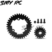 2pcs Hardened Steel 1.5Mod 35T Spur Gear and 12T 13T 20T 30T Pinion Gear Set for Traxxas 1/5 X-Maxx XMAXX 1/6 XRT Upgrade Parts