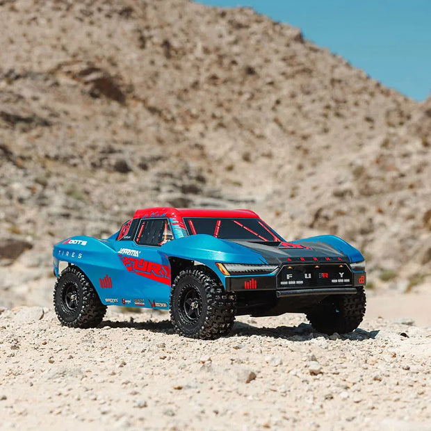 1/10 ARRMA FURY MEGA Fury Two wheel Drive Remote Control Vehicle Brushless Short Card Off Road Vehicle Simulation Model Toy Gift