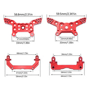 Mjx 14210 14209 H14BM Metal Steering Cup Upper Lower Swing Arm Set Shock Tower Bracket Body Post Hyper Go RC Car Upgrade Parts
