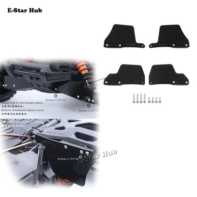 Nylon Front and Rear Suspension Arm Mud Guard Dust Fender for Traxxas 1/5 X-Maxx XMAXX 1/6 XRT RC Car Upgrade Parts