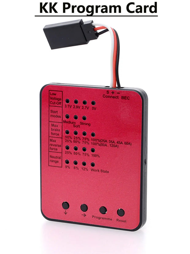 SURPASS HOBBY KK 25A 35A 45A 60A 80A 120A 150A 2-6S Brushless ESC T/XT60 Plug for 1/8 1/10 1/12 1/14 1/16 RC Brushless Motor